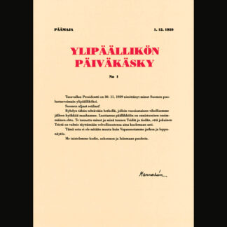 Ylipäällikön päiväkäsky -juliste (95707)